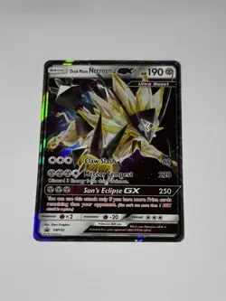 Pokemon TCG SM102 Dusk Mane Necrozma GX Foil Promo Black Star Rare NM/M 0321#27 - Image 1