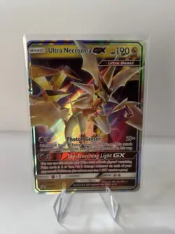Ultra Necrozma GX SM126 Promo Sun & Moon Promos Pokemon TCG 2018 black star LP - Image 1