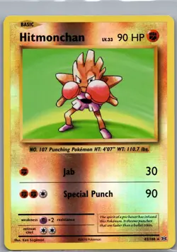 Hitmonchan 62/108 Reverse Holo XY - Evolutions - Pokemon Card - NM - Image 1