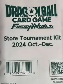 DRAGON BALL SUPER CARD GAME FUSION WORLD STORE TOURNAMENT KIT 2024 OCT - DEC NEW - Image 1