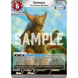 Gomora, the Ancient Monster R BP02-089 English Ultraman Card Game - Image 1