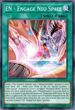 EN Engage Neo Space - POTE-EN051 Super Rare | Yu-Gi-Oh! Card - Image 1