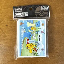 Pokemon Town Picnic Korea Exclusive Pack Of 64 Card Sleeves Pokemon Center NEW - Image 1