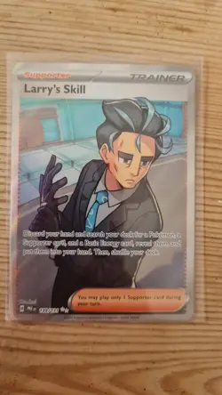 Pokemon TCG Card: S&V Prismatic Evolutions: Larry’s Skill 139/131 NM - Image 1