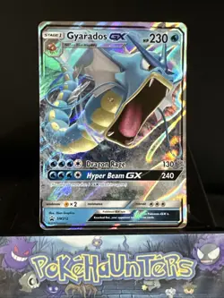 Pokemon Card Gyarados GX SM212 Black Star Promo Half Art Near Mint - Image 1