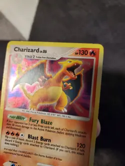 DAMAGED Pokemon TCG Charizard 3/132 Holo Rare Secret Wonders Card HOLO BLEED - Image 4