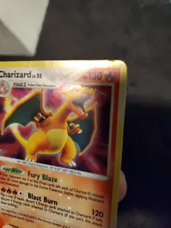 DAMAGED Pokemon TCG Charizard 3/132 Holo Rare Secret Wonders Card HOLO BLEED - Image 5
