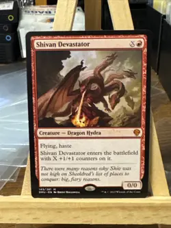 MTG *Shivan Devastator X1* (NM) Dominaria United Magic the Gathering - Image 1