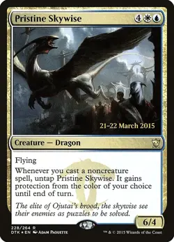 MTG PROMO FOIL - (DTK) NEAR MINT - PRISTINE SKYWISE 228/264 - Image 1