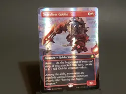 Searslicer Goblin (Borderless) (Mana Foil) Foundations Foil 394 - Image 2