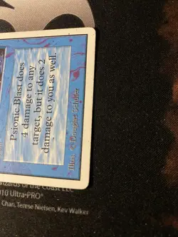 Psionic Blast UNLIMITED edition LP (x1) Magic the Gathering MTG Old School - Image 2