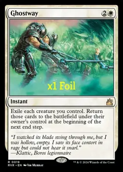 MTG Foil Ravnica Remastered RVR Ghostway MINT - Image 1