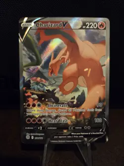 Pokemon TCG Charizard V 154/172 Alt Art Brilliant Stars SWSH 🌟PACK FRESH🌟 - Image 1