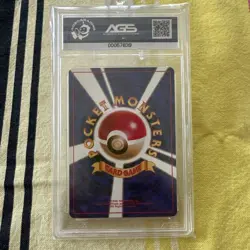 Pikachu Jungle Japanese Pokemon Card 25 AGS 8.5 - Image 2