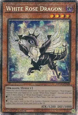 x1 White Rose Dragon - MP25-EN038 - Starlight Rare - 1st Edition Yu-Gi-Oh! M/NM - Image 1