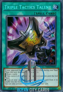 Yugioh Triple Tactics Talent RA01-EN063 Secret Rare 1st Edition - Image 3