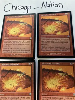 MERCADIA'S DOWNFALL x4 Mercadian Masques *** Mtg Magic the Gathering Cards 4X LP - Image 1