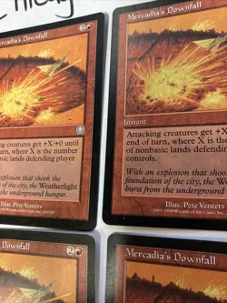 MERCADIA'S DOWNFALL x4 Mercadian Masques *** Mtg Magic the Gathering Cards 4X LP - Image 2