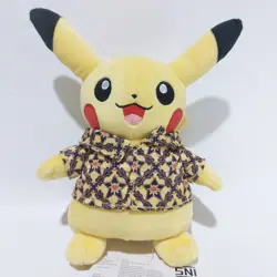 Pikachu Plush 8" Berkemeja Batik Staryu Pokemon Indonesia Journey + PROMO Card - Image 2