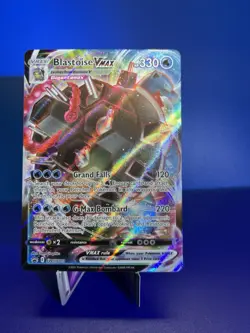 Pokemon TCG Blastoise VMAX SWSH103 Sword & Shield Promo Holo Card Lp Condition - Image 1