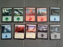 Lote set tierras brothers wars / guerra hermanos land - mtg -magic 10/10 - Image 1