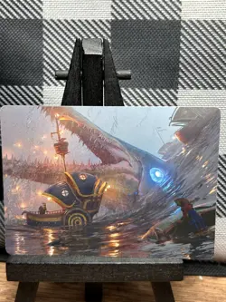 MTG TCG: Eluge, The Shoreless Sea 6/54, Chase Stone, Bloomburrow _ ART - Image 1
