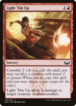 MTG Magic the Gathering Light 'Em Up (113/484) Streets of New Capenna NM - Image 2