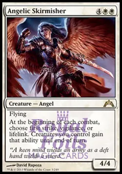 Angelic Skirmisher 1x FOIL GTC MTG Gatecrash Rare MINT white - Image 1