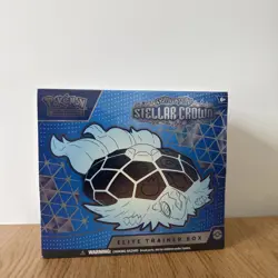Pokemon TCG Scarlet & Violet Stellar Crown ETB Elite Trainer Box Sealed New - Image 1