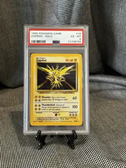 1999 Pokemon Zapdos Holo PSA 6 Number 16 - Image 1