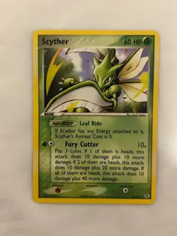 Pokemon Scyther 29/112 Non-Holo Rare NM-M - EX FireRed & LeafGreen #2 - Image 1