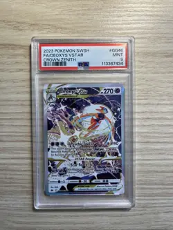 2023 POKEMON SWORD & SHIELD CROWN ZENITH #GG46 FULL ART/DEOXYS VSTAR PSA 9 🔥💎 - Image 1