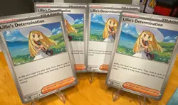 4x Lillie's Determination 119/132 Pokemon TCG: Mega Evolutions Non Holo NM ✨ - Image 1