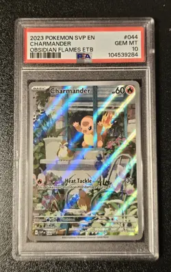 2023 Charmander #44 Black Star Promo Pokemon SV: Obsidian Flames PSA 10 GEM MINT - Image 1