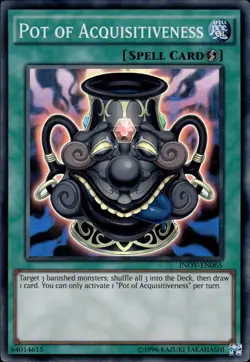 Pot Of Acquisitiveness - Super Rare INOV-EN065 - LP - YuGiOh - Image 1