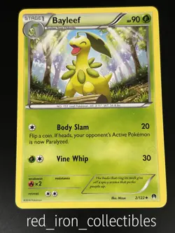Bayleef 2/122 Uncommon BREAKPoint XY Pokemon Card 2015 - Image 1