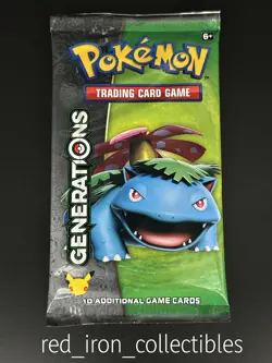 Generations Booster Pack Venusaur Art XY Pokemon Cards 2016 20th Anniversary - Image 1