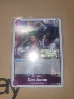 Zoro-Juurou OP05-067 Judge Holo Tournament Promo One Piece Card English - Image 1