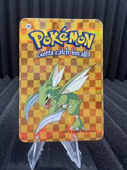 Scyther #123 - Vintage Vending Machine Prism Sticker 2000 - Pokemon Card - Image 1