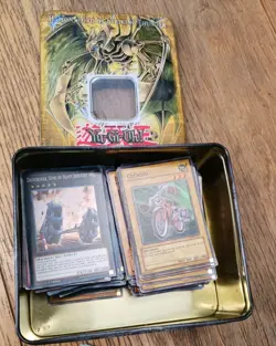 1996 Vintage Yu-Gi-Oh Trading Cards Bundle 208 with 2006 Tin 1st Edition - Image 3