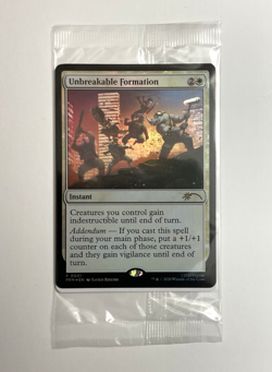 Unbreakable Formation MTG - Teenage Mutant Ninja Turtles Foil Promo SEALED NYCC - Image 1