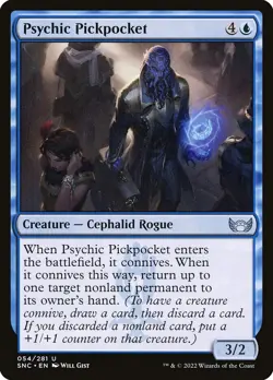 Psychic Pickpocket 54 Streets of New Capenna SNC MTG - Image 1