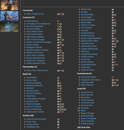 Nahiri, Forged in Fury MTG Custom Commander Deck! Equipment Tribal - Image 2