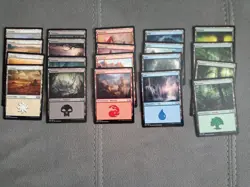 Lote set tierras basicas de M15 / land - mtg -magic 20/20 - Image 1