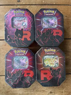 Pokemon TCG : Destined Rivals Tins - x4 Sealed Tins - Full Art Set - Image 4
