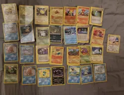 Lotto 29 carte pokemon set misti typhlosion e dugtrio reverse holo - Image 1