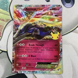 Xerneas EX 97/146 Celebrations Classic Collection Stamped Holo Pokemon 2021 NM - Image 1