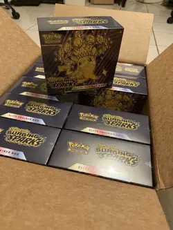 Pokemon TCG: Surging Sparks Elite Trainer Boxes 10 Pack ALL SEALED!!! - Image 1