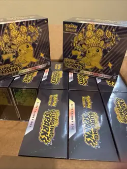 Pokemon TCG: Surging Sparks Elite Trainer Boxes 10 Pack ALL SEALED!!! - Image 5