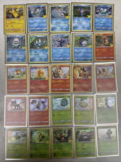 Pokemon Full Set McDonalds 25th Anniversary Holo - Image 1